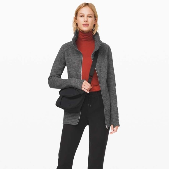 Lululemon Radiant Jacket II Heathered Core Dark Grey Women’s Size 6 - Picture 1 of 14